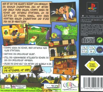 Asterix (EU) box cover back